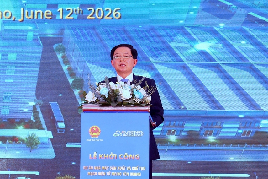 Phú Thọ: Khởi công Dự án Nhà máy sản xuất, chế tạo vi mạch điện tử trị giá hơn 13.000 tỷ đồng