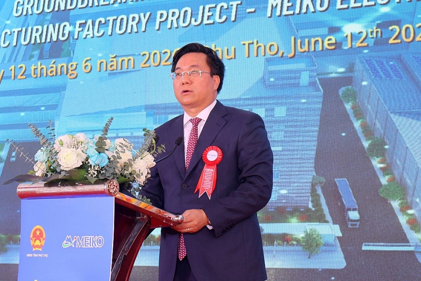 Phú Thọ: Khởi công Dự án Nhà máy sản xuất, chế tạo vi mạch điện tử trị giá hơn 13.000 tỷ đồng