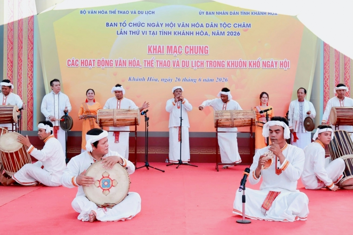 Nhộn nhịp Ngày hội Văn hóa dân tộc Chăm ở Khánh Hòa