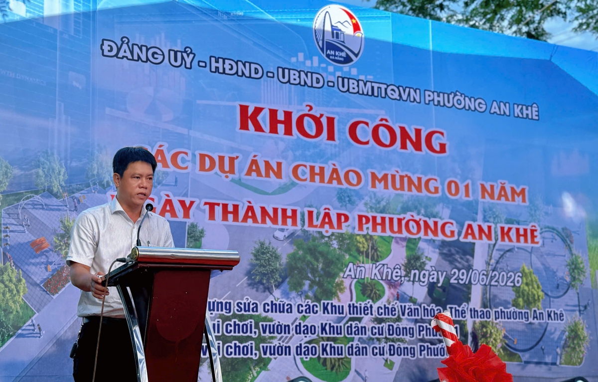 Ông Nguyễn Thanh Hải – Giám đốc Công ty TNHH MTV Xây lắp và Thương mại Đăng Khoa cam kết bảo đảm hoàn thành công trình đúng tiến độ đã cam kết
