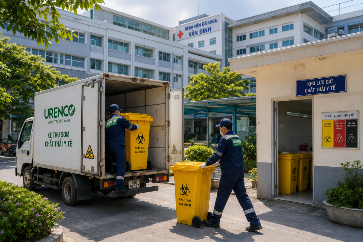 Chất thải y tế sau cánh cửa bệnh viện