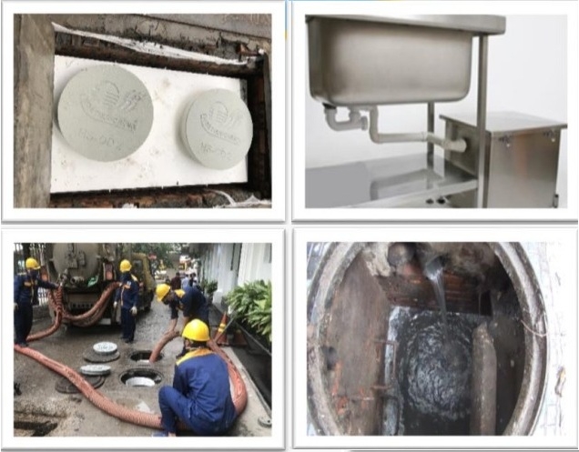 Thi công lắp đặt thiết bị tách dầu mỡ 