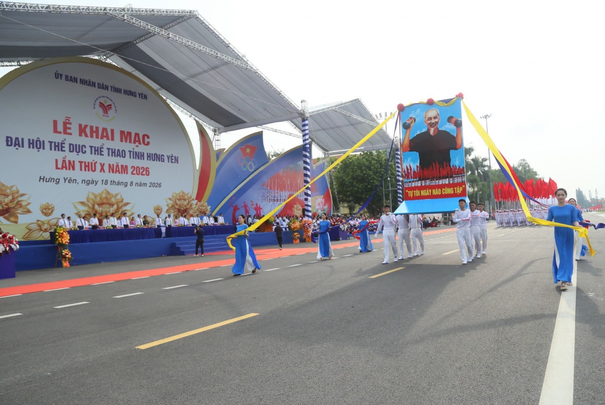 Khai mạc Đại hội Thể dục thể thao tỉnh lần thứ X năm 2026