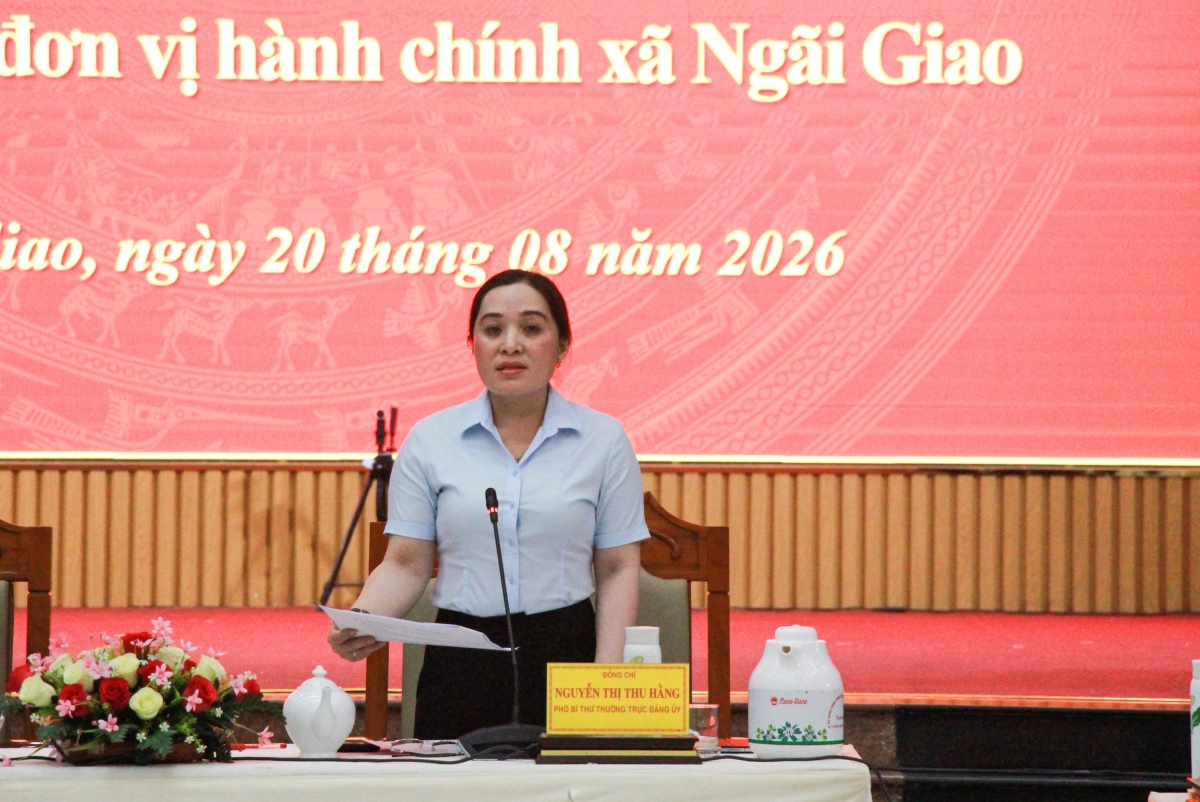 TP.HCM: Xã Ngãi Giao ưu tiên phát triển công nghiệp đô thị, gắn với bảo vệ môi trường bền vững