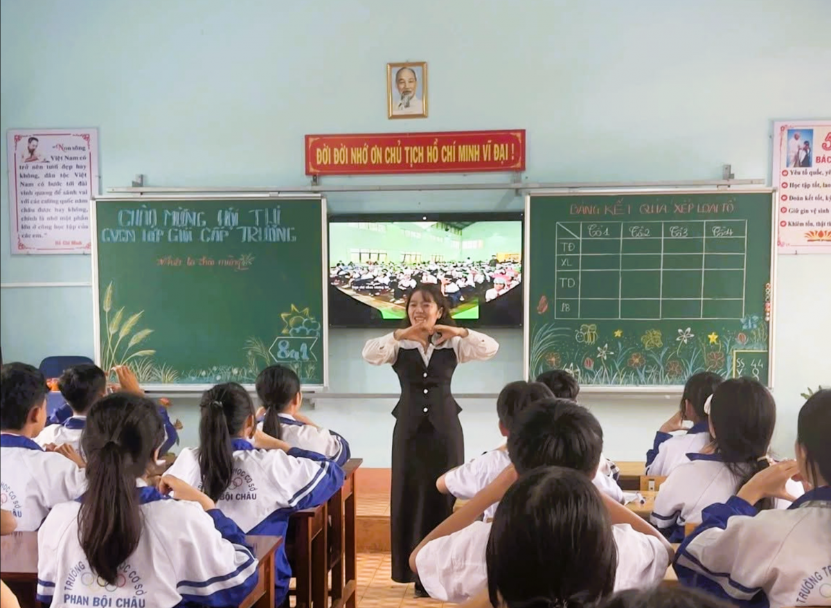Các trường học trên địa bàn xã Ia Hrú chú trọng ứng dụng công nghệ thông tin trong dạy và học