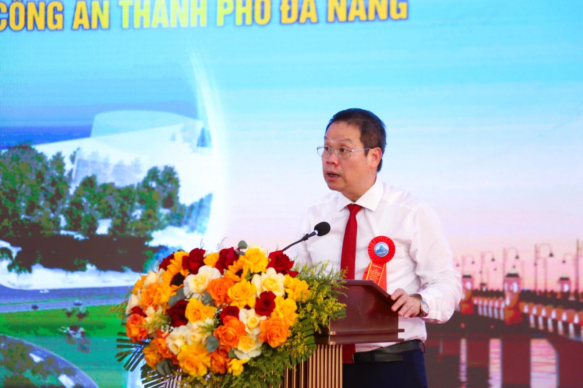 Chủ tịch UBND TP Đà Nẵng Nguyễn Mạnh Hùng phát biểu tại lễ khởi công