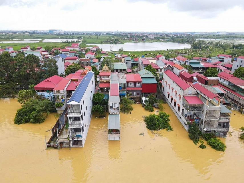 Mực nước lũ trên các sông ở Bắc Ninh đang xuống Mực nước lũ trên các sông ở Bắc Ninh đang xuống