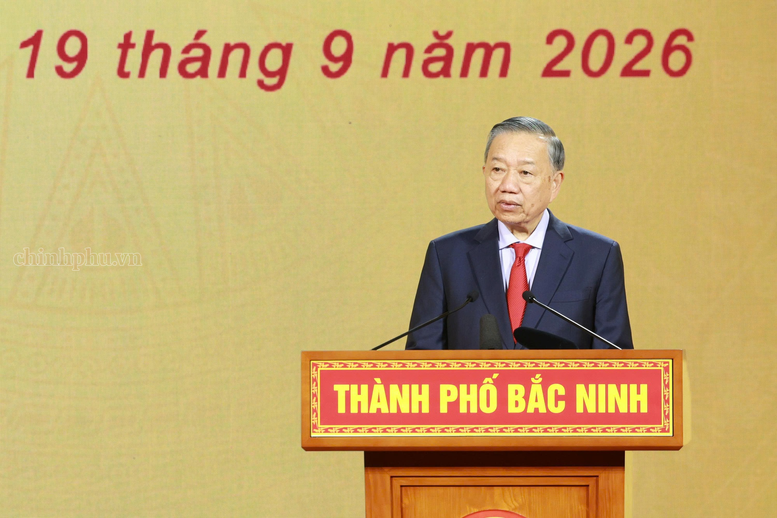Tổng Bí thư, Chủ tịch nước Tô Lâm trao Nghị quyết thành lập thành phố Bắc Ninh Tổng Bí thư, Chủ tịch nước Tô Lâm trao Nghị quyết thành lập thành phố Bắc Ninh