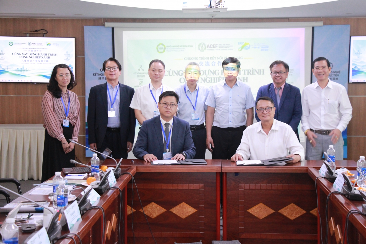 VEIA và ACEF ký kết hợp tác, thúc đẩy phát triển công nghiệp môi trường Việt Nam – Trung Quốc