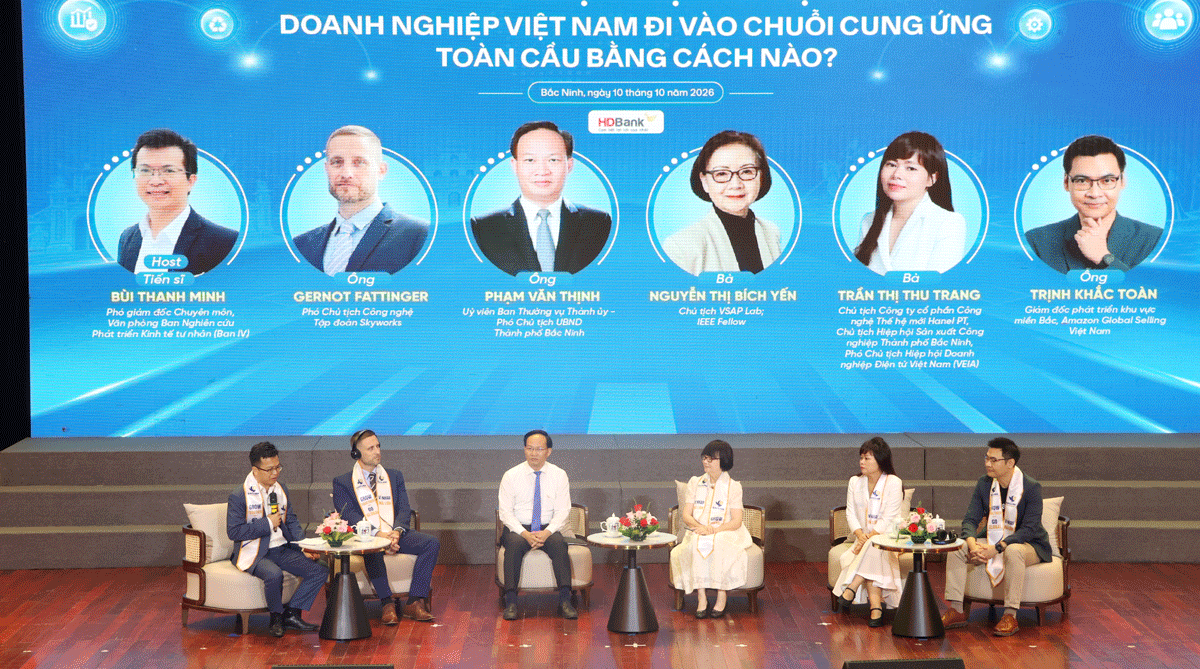 Bắc Ninh thúc đẩy kết nối chuỗi cung ứng toàn cầu tại Diễn đàn Go Global 2026