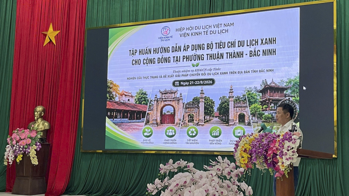 chương trình tại Thuận Thành hướng trực tiếp tới cộng đồng, lực lượng tham gia và thụ hưởng hoạt động du lịch tại địa phương.