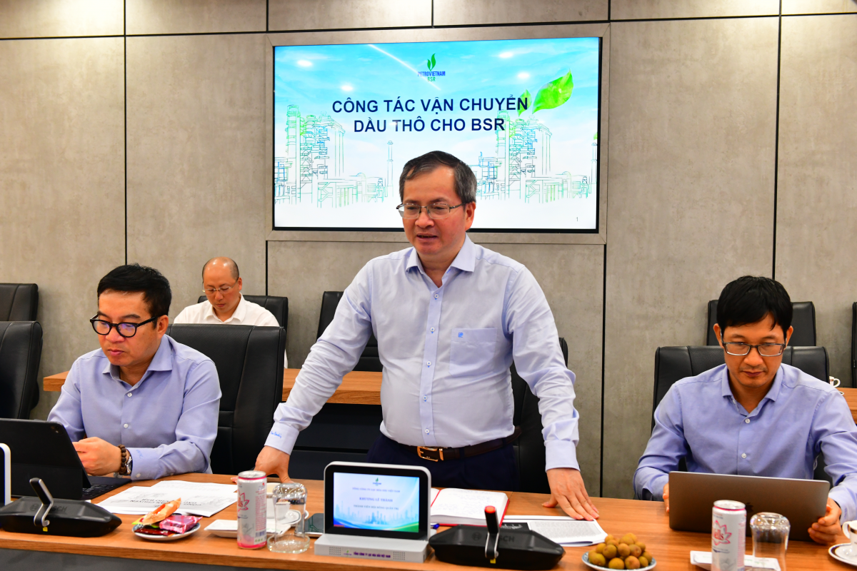 Ông Khương Lê Thành – Thành viên HĐQT BSR đóng góp ý kiến cho sự phát triển hợp tác của hai bên
