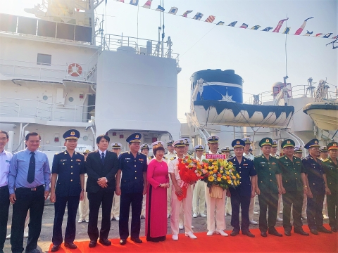 Tàu tuần tra SETTSU bảo vệ bờ biển Nhật Bản thăm thành phố Đà Nẵng