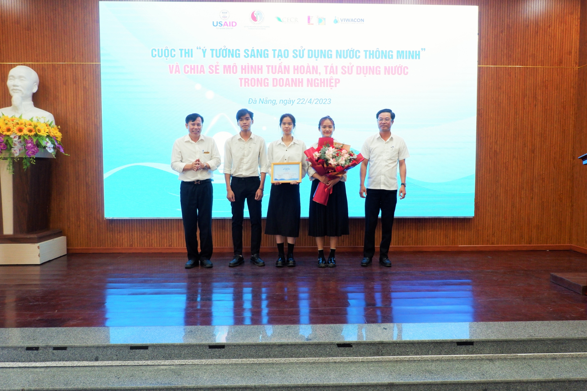 Nhiều sáng kiến xuất sắc tại cuộc thi “Ý tưởng sáng tạo sử dụng nước thông minh” và chia sẽ mô hình tuần hoàn, tái sử dụng nước trong doanh nghiệp