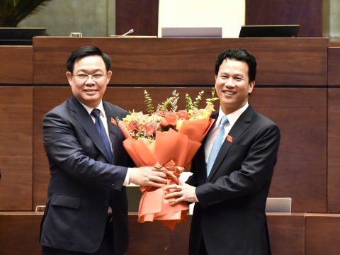 Quốc hội phê chuẩn Bí thư Hà Giang Đặng Quốc Khánh giữ chức Bộ trưởng Bộ Tài nguyên và Môi trường