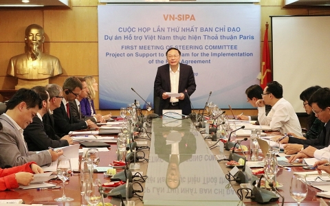 Họp Ban Chỉ đạo Dự án Hỗ trợ Việt Nam thực hiện Thỏa thuận Paris