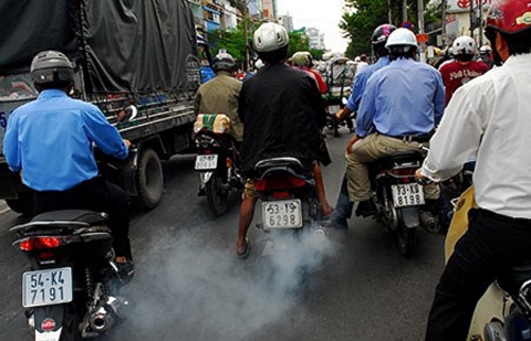 Kiểm soát khí thải xe mô tô, xe gắn máy được luật hóa