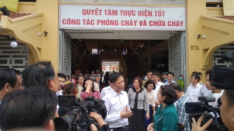 Bộ trưởng Trần Tuấn Anh kiểm tra tình hình thị trường tại TP. Hồ Chí Minh