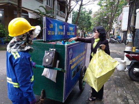 Đà Nẵng: Nhân rộng đề án phân loại rác thải tại nguồn