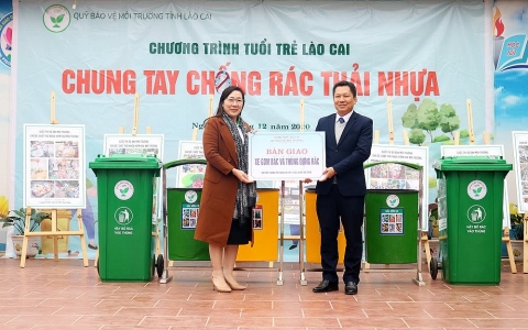 Tuổi trẻ Lào Cai chung tay chống rác thải nhựa