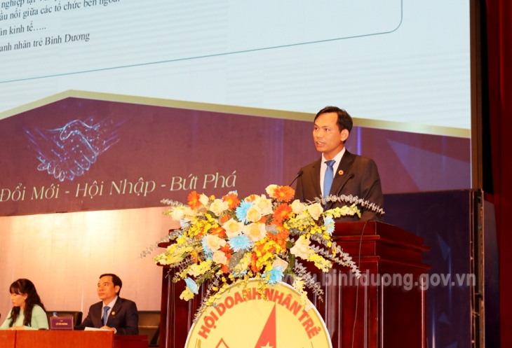Anh Huỳnh Trần Phi Long được bầu làm Chủ tịch Hội Doanh nhân Trẻ tỉnh Bình Dương