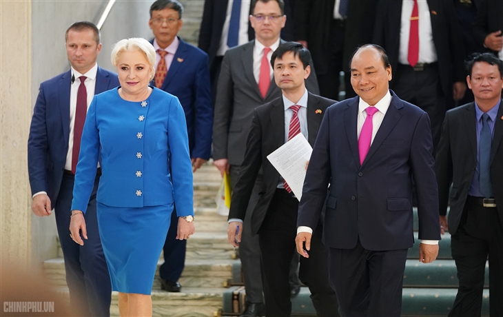 Thủ tướng Việt Nam, Romania hội đàm