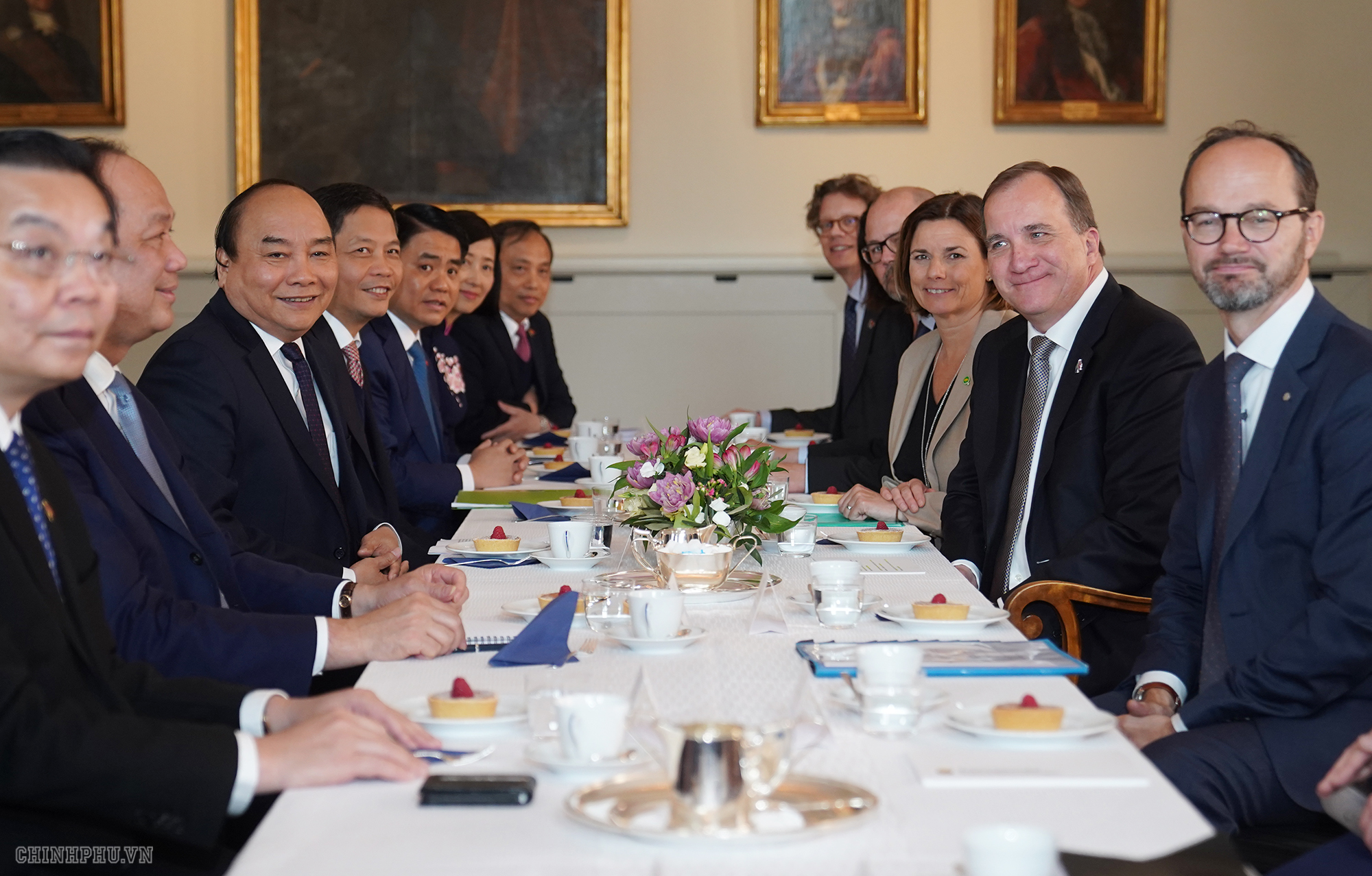 Thủ tướng Việt Nam và Thụy Điển hội đàm