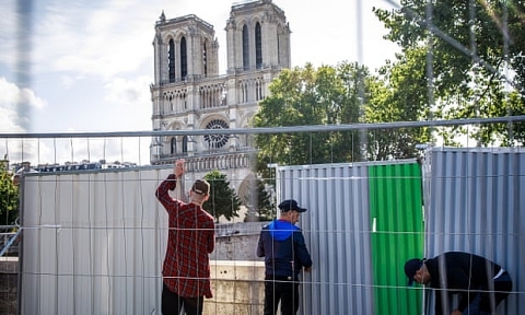 Nhà thờ Đức Bà ở Pháp được "tổng khử chì" sau hoả hoạn lịch sử