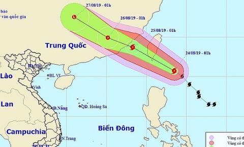 Sáng nay (25/8), bão Bailu đổ bộ vào Trung Quốc