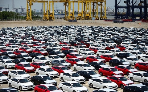7 tháng đầu năm, kim ngạch nhập khẩu ôtô nguyên chiếc đạt hơn 2 tỉ USD