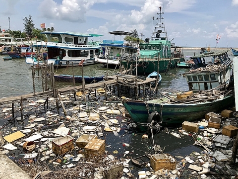 Sông Dương Đông bị bức tử bởi rác thải