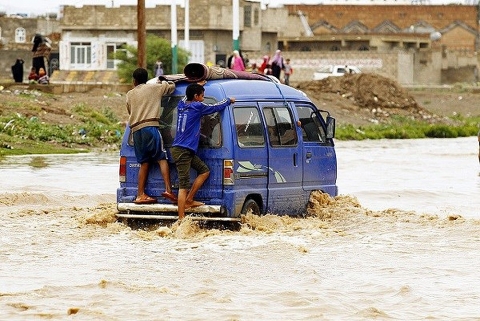 Hơn 90.000 người bị ảnh hưởng lũ lụt tại Yemen