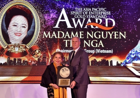 Chủ tịch Tập đoàn BRG Nguyễn Thị Nga giành nhiều giải thưởng lớn tại Asian Golf Awards 2019