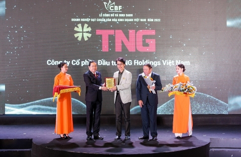 TNG Holdings VIETNAM đạt chuẩn văn hoá kinh doanh Việt Nam