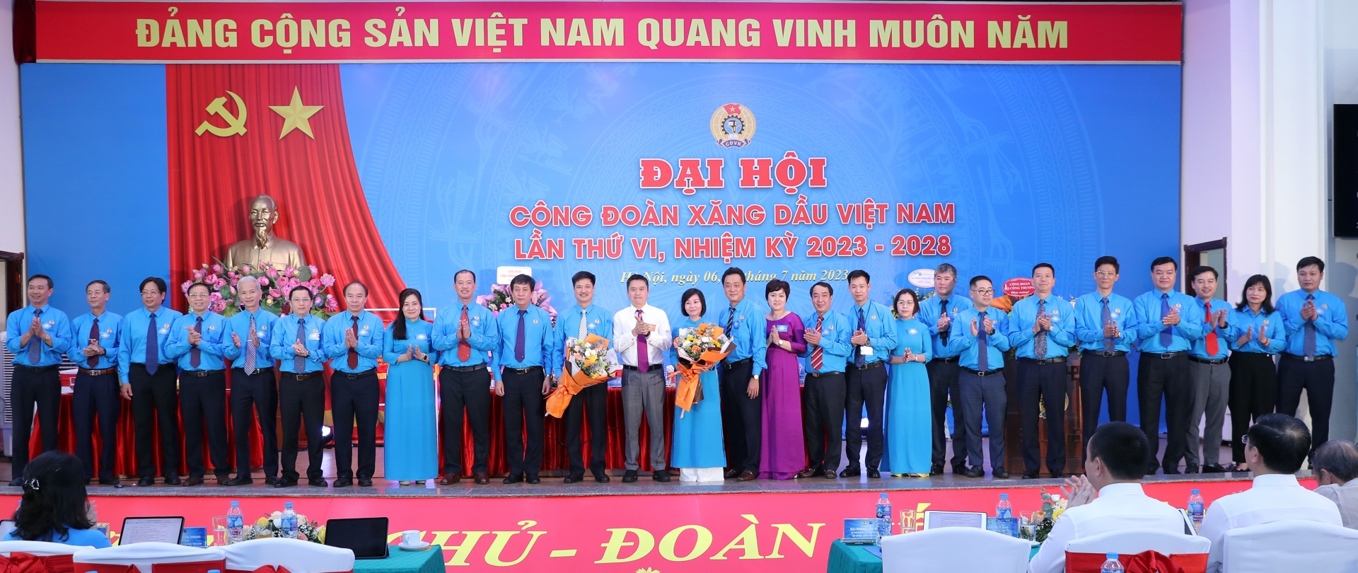 Công đoàn Xăng dầu Việt Nam tổ chức thành công Đại hội lần thứ VI, nhiệm kỳ 2023 - 2028
