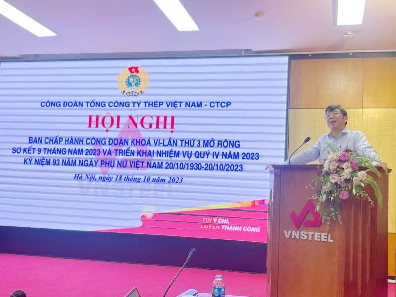 Công đoàn Công đoàn Tổng công ty Thép Việt Nam – CTCP: Tổ chức Hội nghị Ban chấp hành khóa VI- lần thứ 3 mở rộng