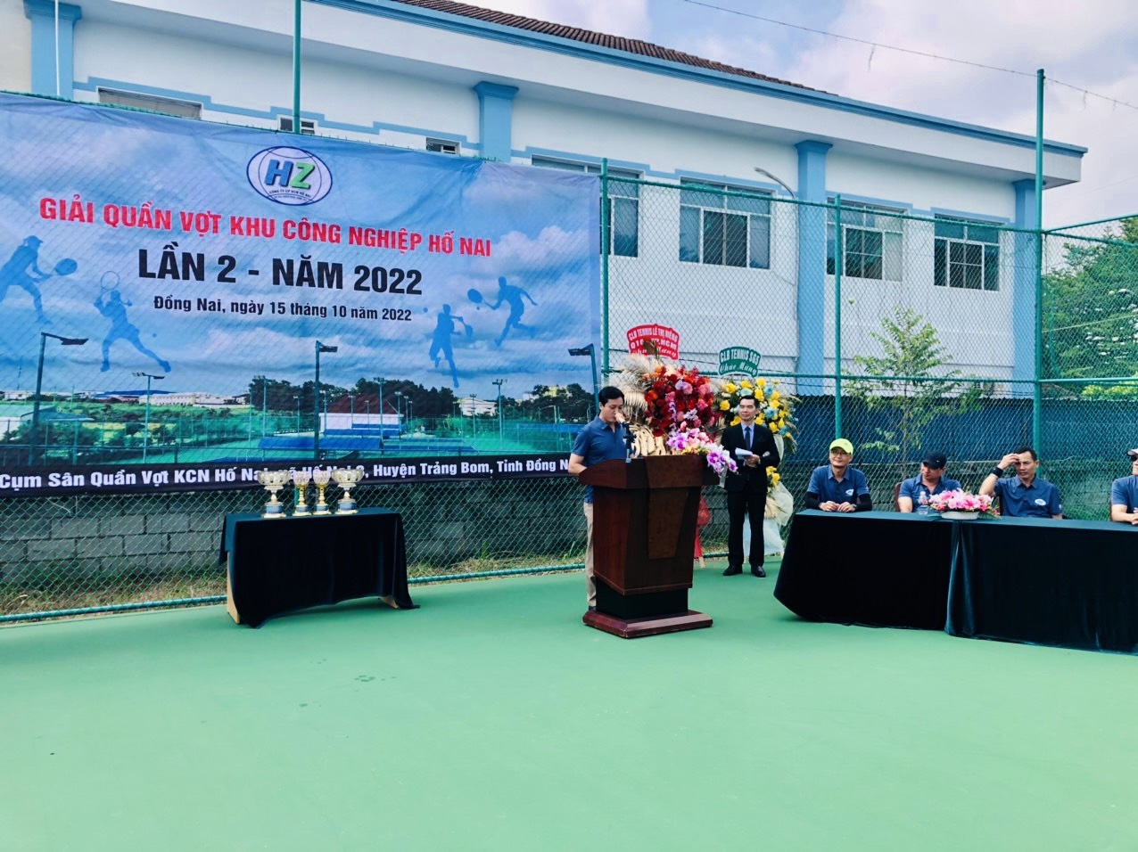 Đồng Nai: Khai mạc giải quần vợt Khu Công nghiệp Hố Nai Đồng Nai: Khai mạc giải quần vợt Khu Công nghiệp Hố Nai