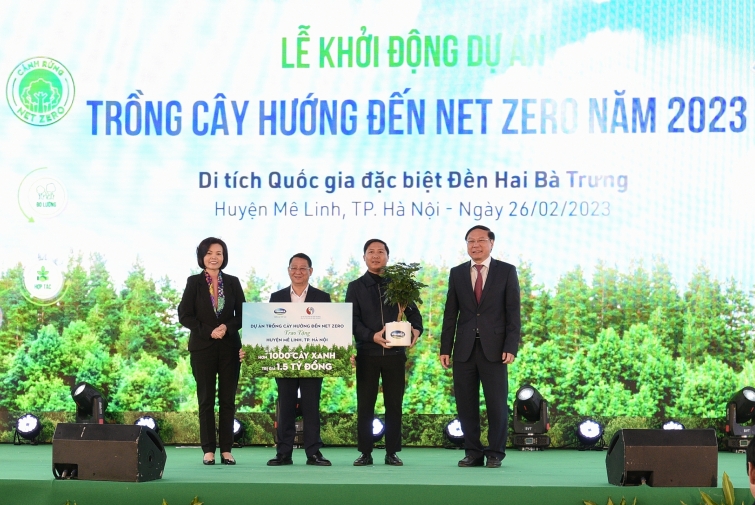 Khởi động dự án trồng cây hướng tới Net Zero năm đầu tiên tại Thủ đô Hà Nội