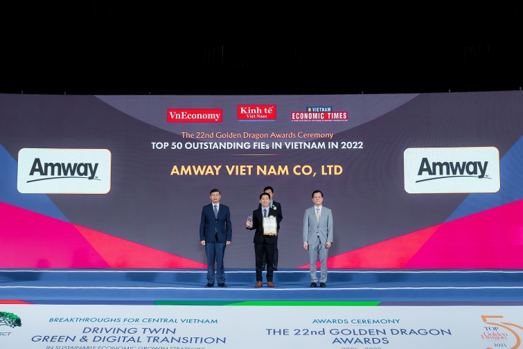 Amway Việt Nam được vinh danh là doanh nghiệp FDI tiên phong trong lĩnh vực lĩnh vực chuyển đổi số