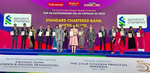 Ngân hàng Standard Chartered Việt Nam được vinh danh “Ngân hàng nước ngoài xuất sắc nhất Việt Nam” năm 2022-2023