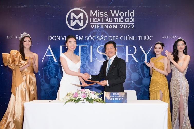 Artistry™ là đơn vị chăm sóc sắc đẹp chính thức Miss World Việt Nam 2022