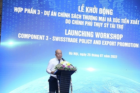 Khởi động Hợp phần 3 Dự án “Chính sách thương mại và xúc tiến xuất khẩu Việt Nam do Chính phủ Thụy Sỹ tài trợ"