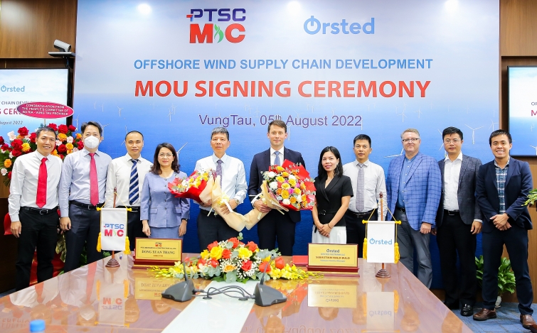 Ørsted hợp tác với PTSC M&C để hỗ trợ danh mục lớn các dự án điện gió ngoài khơi cho năng lượng sạch trên toàn cầu và Việt Nam