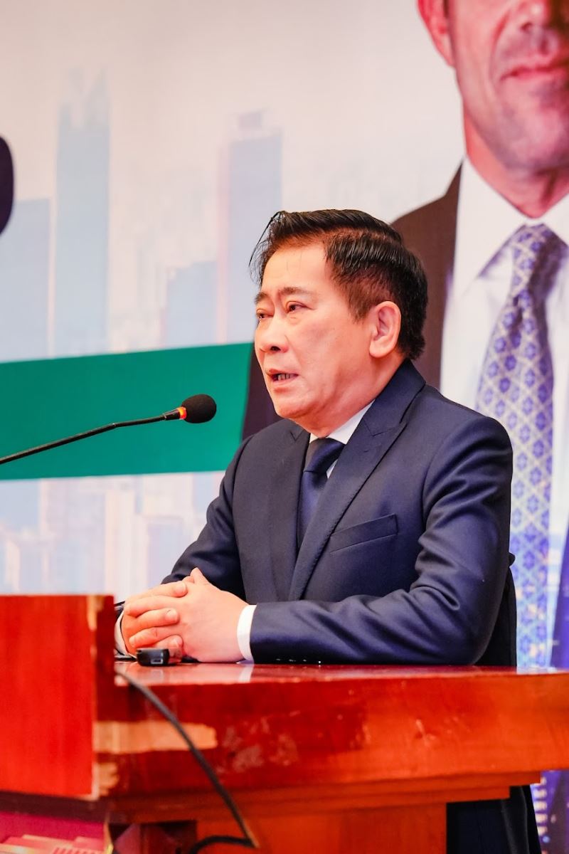 Ông Trịnh Nguyên Tuấn Anh, Chủ tịch HĐQT Công ty Cổ phần Tập đoàn The Startup nhấn mạnh về mục tiêu, tầm nhìn, sứ mệnh của của sự kiện The Startup 2023.