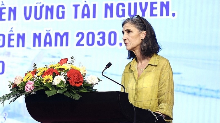Đại diện UNDP tại Việt Nam phát biểu ý kiến.