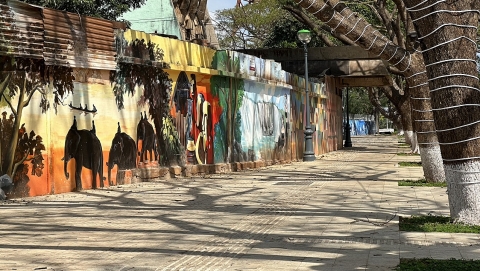 Đắk Lắk: Tái hiện "Trường ca Đam San" và "Buôn Ma Thuột xưa” bằng tranh bích họa dài 300m