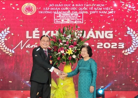 TP. Hồ Chí Minh: Ấn tượng lễ khai giảng năm học mới ở Trường mầm non, THi, THCS, THPT Quốc tế Nam Việt