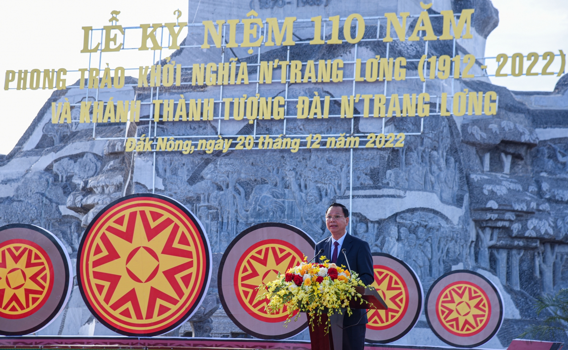 Đắk Nông: Khánh thành tượng đài người anh hùng dân tộc N’Trang Lơng