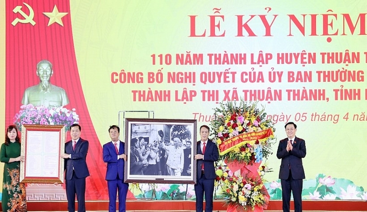 Bắc Ninh: Công bố nghị quyết thành lập thị xã Thuận Thành