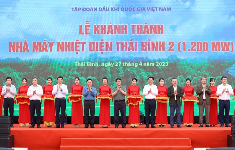 Thủ tướng Phạm Minh Chính dự Lễ khánh thành Nhà máy Nhiệt điện Thái Bình 2